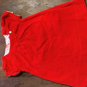 Nursery rhyme dress, 24 months, red